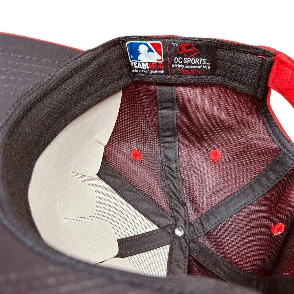 MLB Philadelphia Phillies OC Sports Youth Ball Cap Hat Red Athletics Sports Base